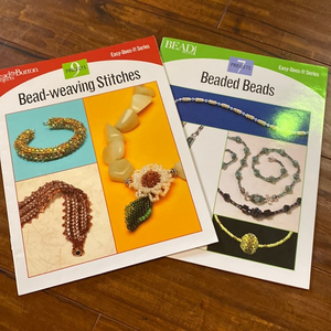 2 beading‎ how to booklets Bead Weaving Stitches (Easy-Does-It) and Bead…
